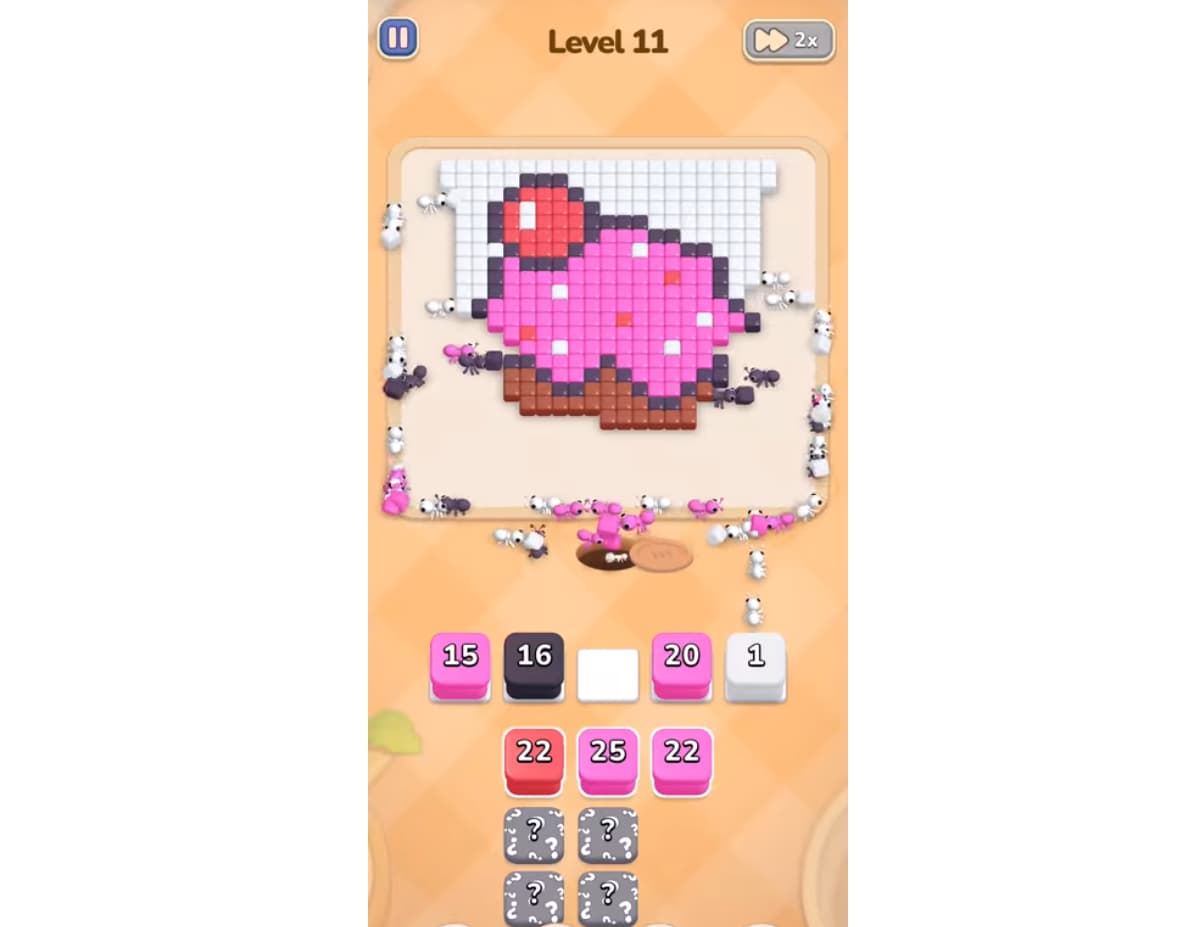 Colony Flow Level 11 Walkthrough - Master the Cupcake Puzzle with Perfect Ant-Path Timing video preview