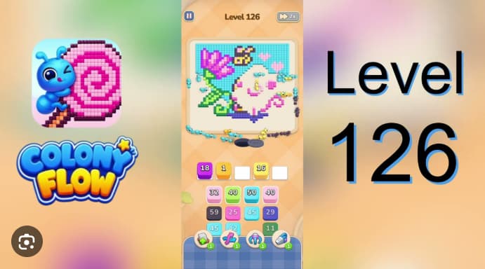 Colony Flow Level 126 Walkthrough - Beat the Bird-and-Flower Puzzle Without Blocking Your Ant Hole video preview