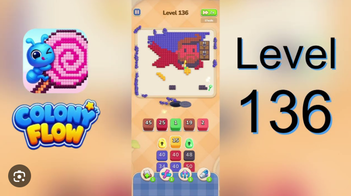 Colony Flow Level 136 Walkthrough