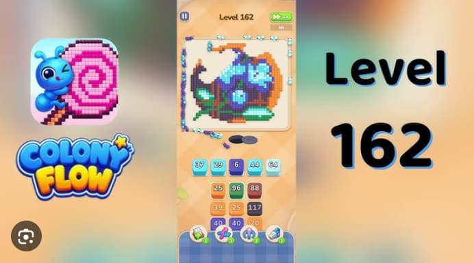 Colony Flow Level 162 Walkthrough - Master the Dense Floral Cluster Without Blocking Your Return Lane video preview