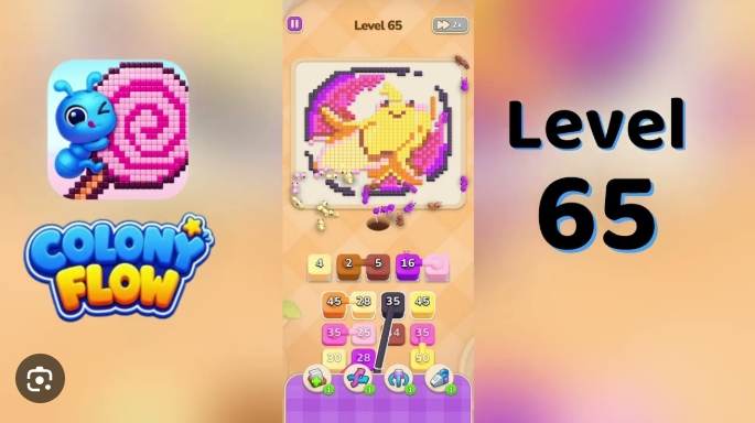 Colony Flow Level 65 Walkthrough