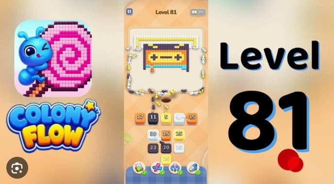 Colony Flow Level 81 Walkthrough - Beat the Cassette-Board Puzzle Without Blocking Your Pipelines video preview