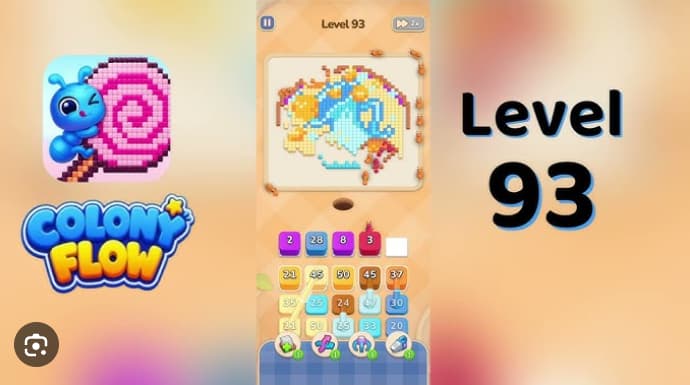 Colony Flow Level 93 Walkthrough - Master the Single-Path Timing Puzzle Before You Get Stuck at 60% video preview